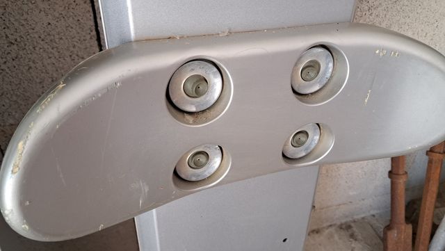 Columna ducha hidromasaje plata