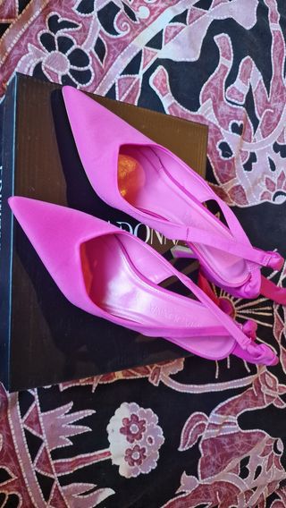 Scarpe tacco rosa - n.38