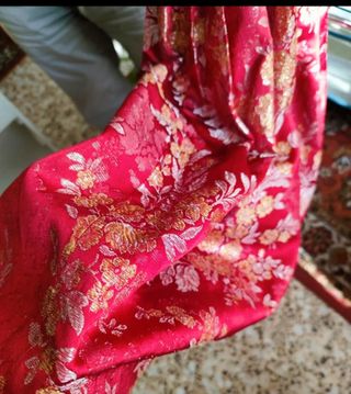 Traje Fallera niña rojo y dorado