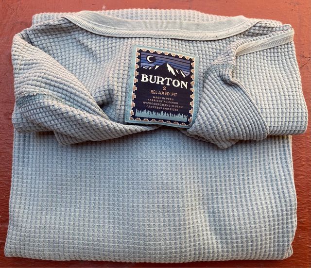 Camiseta Burton Tejido gofre