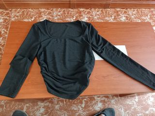 Jersey negro manga larga