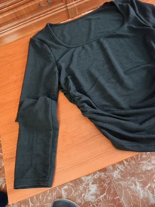 Jersey negro manga larga