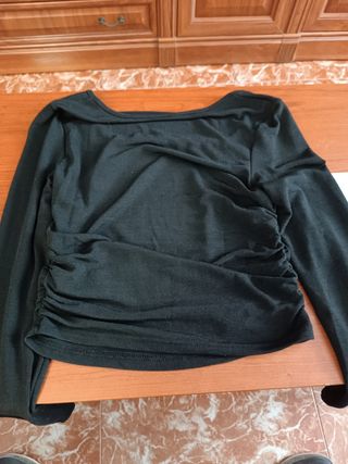Jersey negro manga larga
