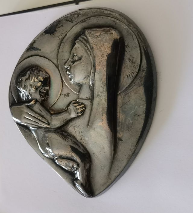 Medalla Virgen Niñ@ metal