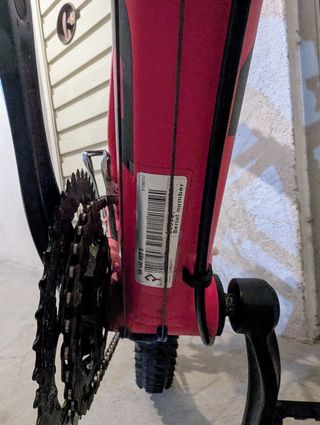 Bicicleta MTB BTWIN Rockrider 540 roja 27,5