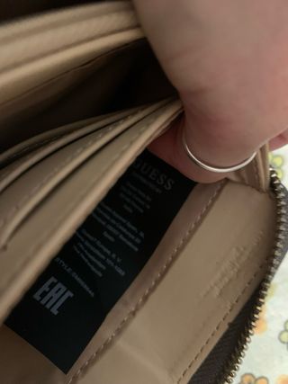 Portafoglio Guess grigio