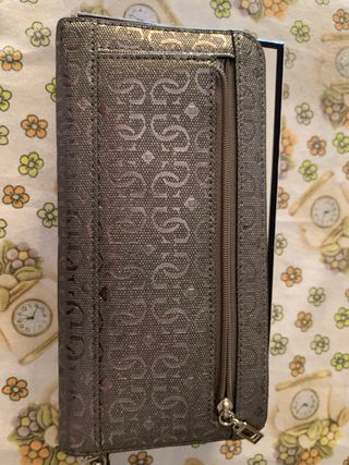 Portafoglio Guess grigio