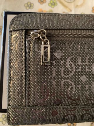 Portafoglio Guess grigio