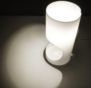 Lampara cilindro blanca Antonio Blanc