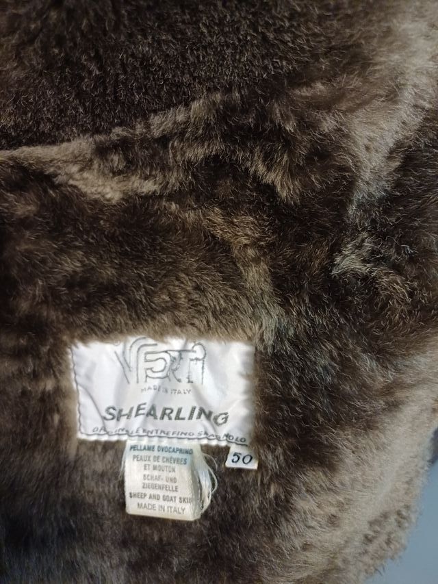 Giaccone di montone da uomo tg. 50