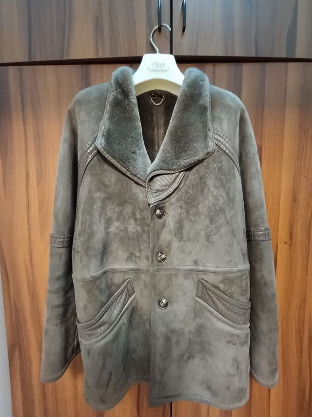 Giaccone di montone da uomo tg. 50