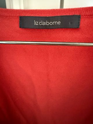 Chaqueta Liz Claiborne roja talla S