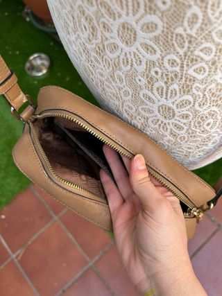 Bolso Love Moschino marrón dorado