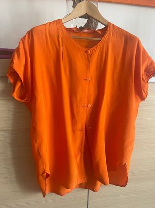 Blusa Arancione Vintage