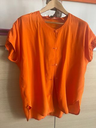 Blusa Arancione Vintage
