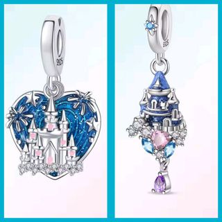 Charm dije Castillo Disney Plata pulsera Pandora