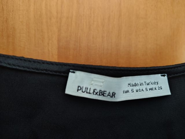 Miniabito Pull&Bear nero Tg S
