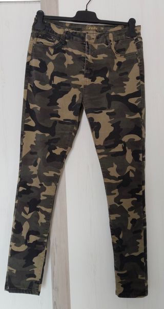 Pantalones camuflaje XL
