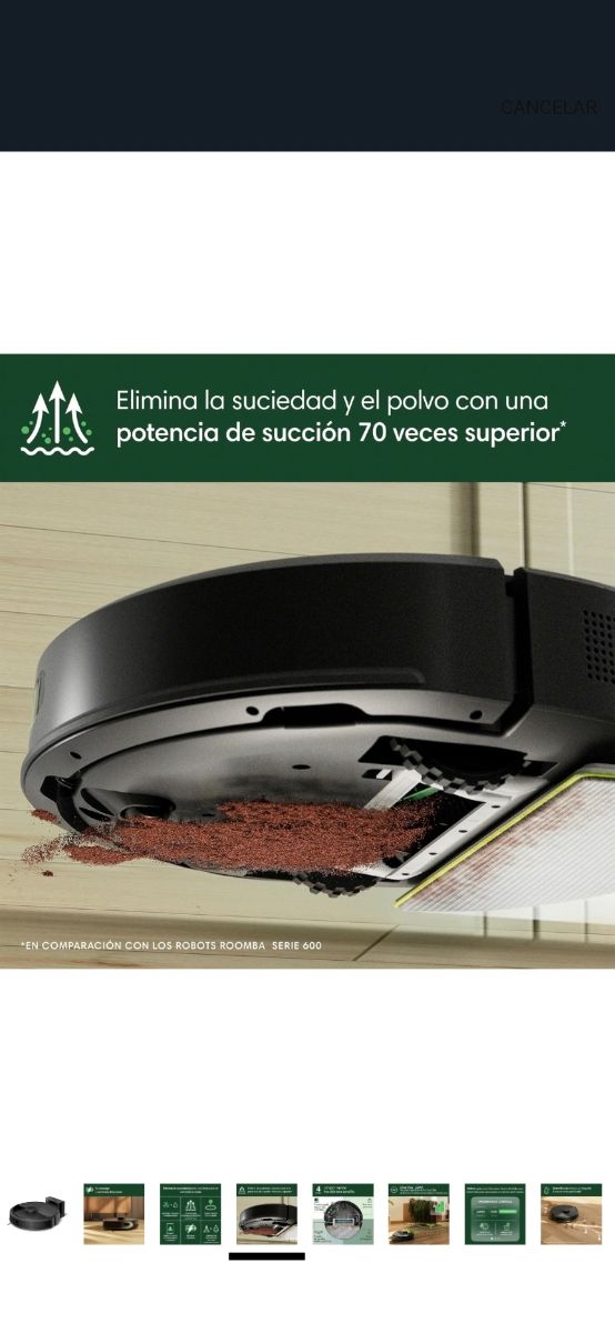 Roomba 105 Combo – Aspirador + fregado inteligente