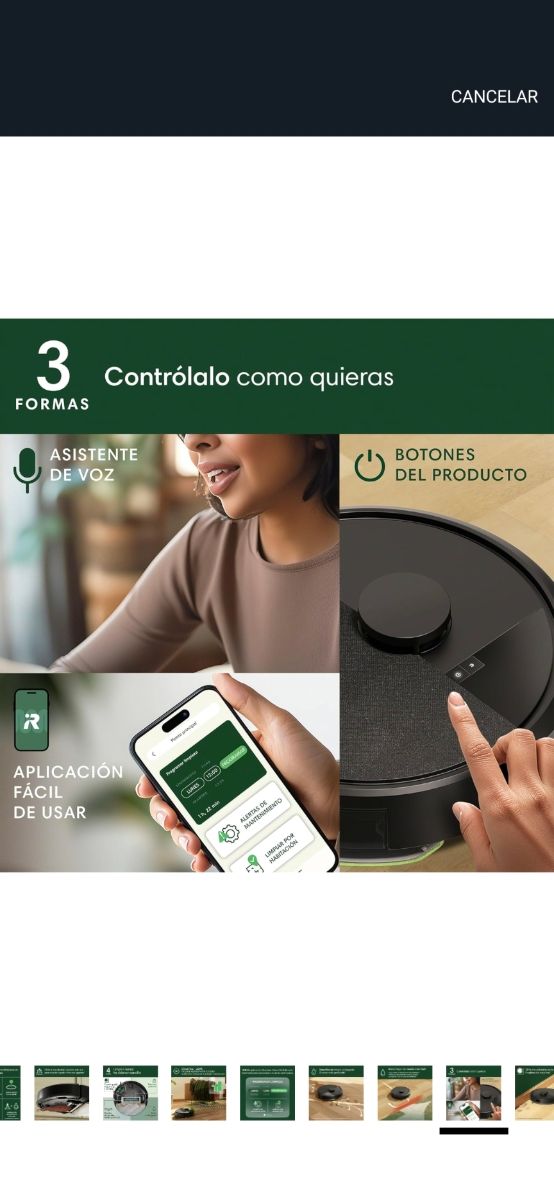 Roomba 105 Combo – Aspirador + fregado inteligente