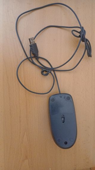 Ratón USB gris
