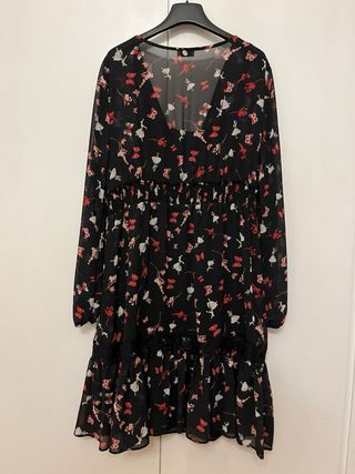 Vestito Liu Jo nero floreale