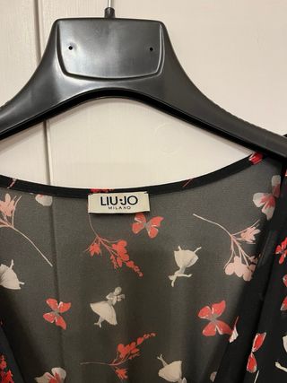 Vestito Liu Jo nero floreale