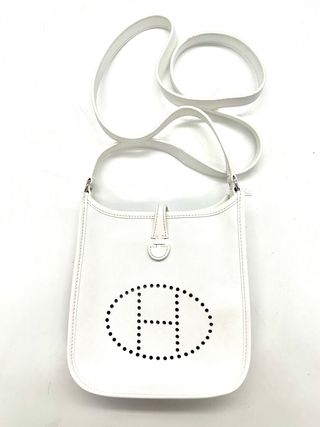Bolso Hermès Evelyne blanco