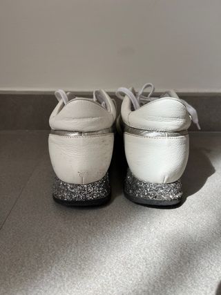 Sneakers Stokton argento-bianche
