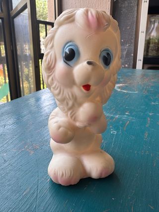 Ledra vintage anni '60 leone rubber toy