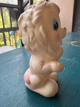 Ledra vintage anni '60 leone rubber toy