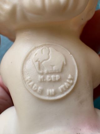 Ledra vintage anni '60 leone rubber toy