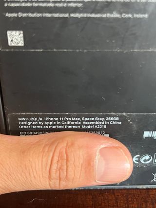 iPhone 11 Pro Max 256GB - Gris espacial
130€