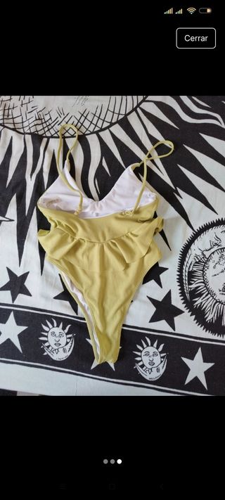 Bañador mujer verde oliva