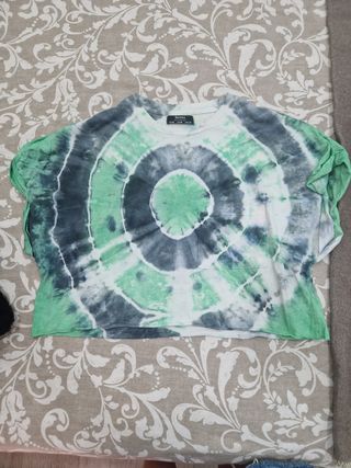 Camiseta Bershka tie-dye M