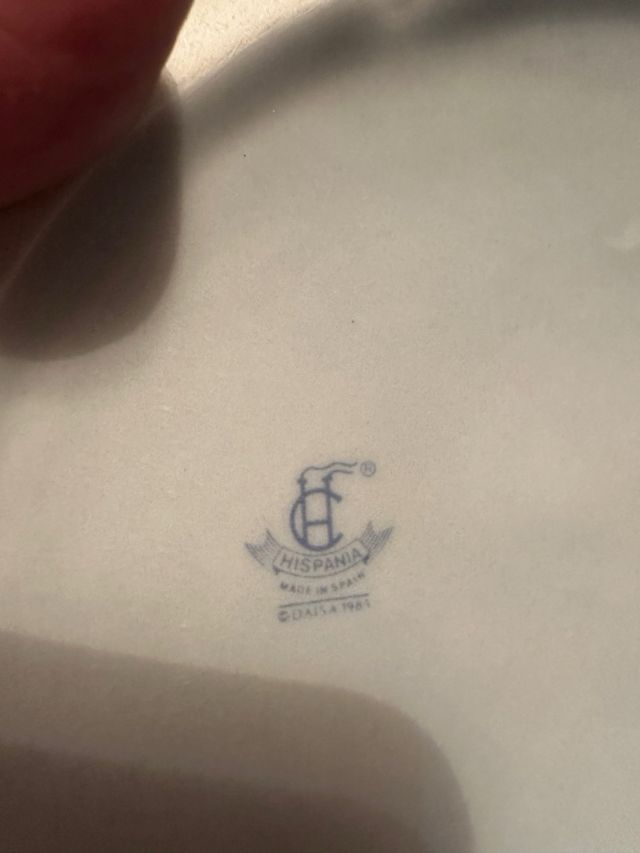 Cesta porcelana Hispanis - Azul