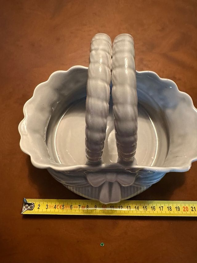 Cesta porcelana Hispanis - Azul