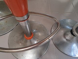 2 Taburetes cocina - Rojo y Negro