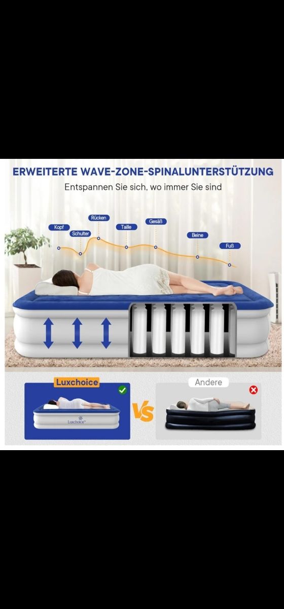 Colchón Hinchable Luxeholce Matrimonio