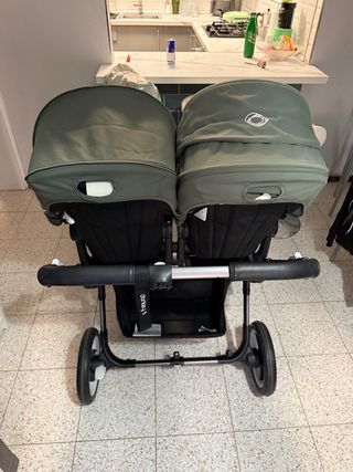 Bugaboo Donkey 5 gemelar - Verde
