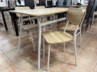 ¡¡NUEVA!! CONJUNTO DE MESA + 4 SILLAS 