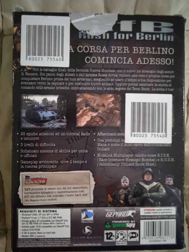 Rush for Berlin - PC Game (Italiano)