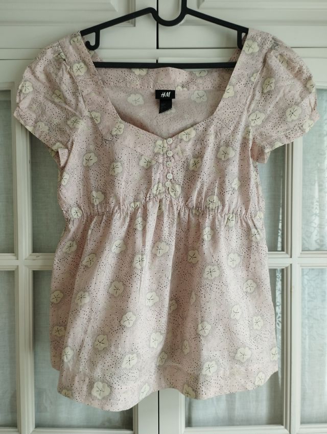 Blusa H&M rosa talla M