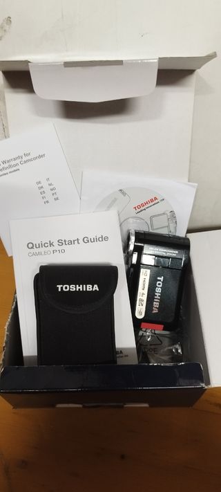 Cámara Toshiba Camileo P10 negra