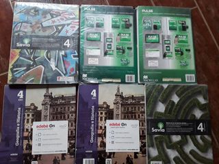 Lote Libros Texto 4 eso