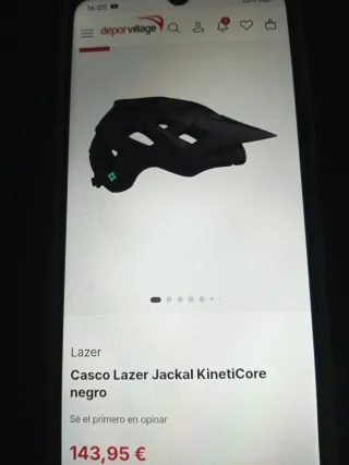 Casco bici Lazer negro MTB