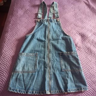 Peto vestido vaquero niña
