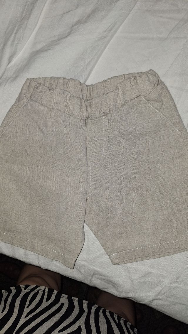 Completo neonato elegante beige