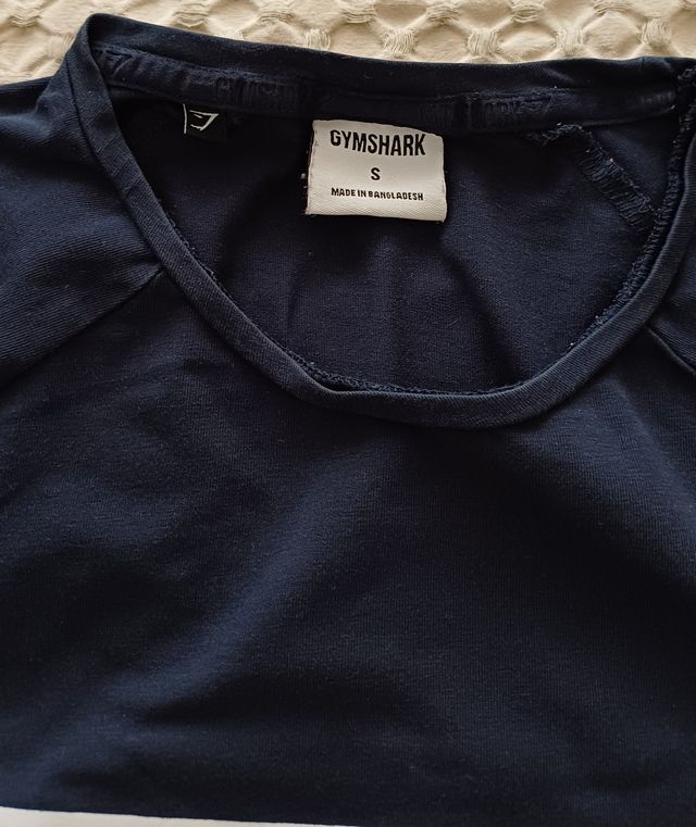 Camiseta Gymshark azul