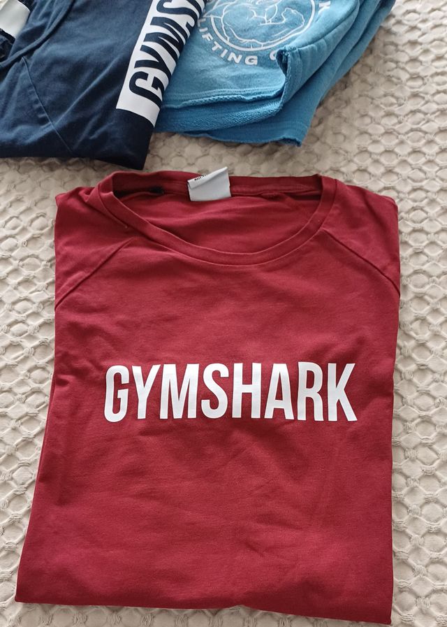 Camiseta Gymshark granate